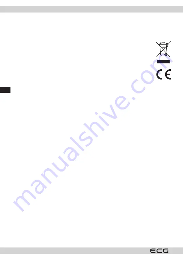 ECG RK 2010 Instruction Manual Download Page 26