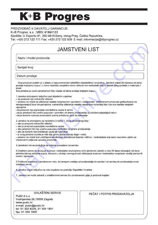 ECG VP 3101 S Instruction Manual Download Page 78