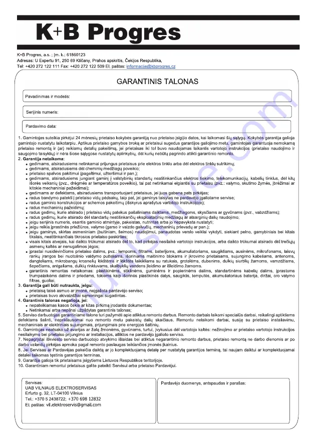 ECG VP 3101 S Instruction Manual Download Page 82