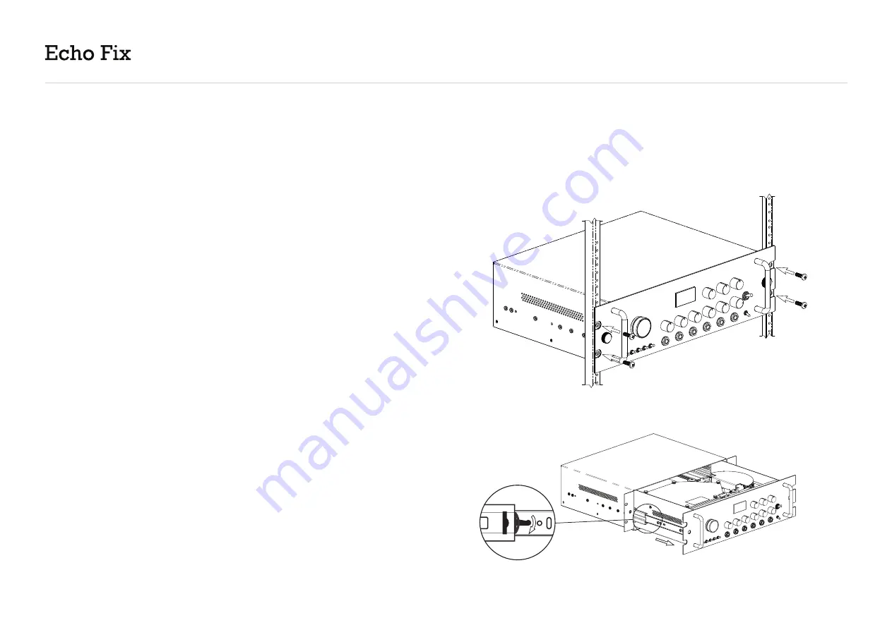 Echo Fix CHORUS ECHO EF-X3R User Manual Download Page 5