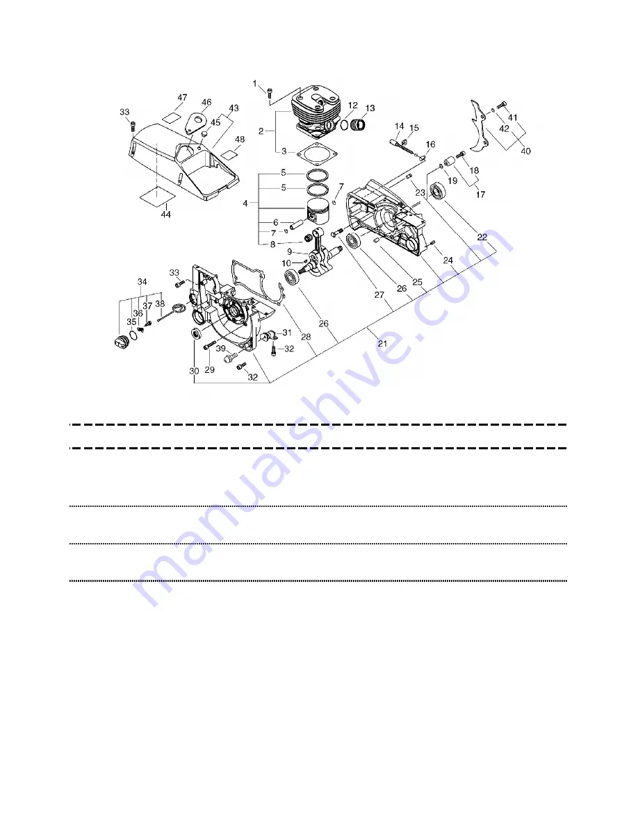 Echo CS-8001(6digits)(36) Parts Catalog Download Page 4