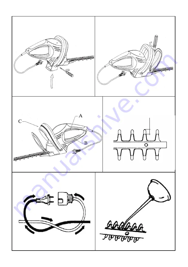 Echo EHT 560 Multicut Operating Instructions Manual Download Page 3