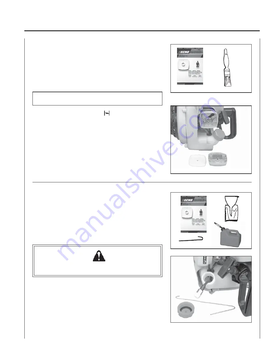 Echo ES-210 - SERIAL NUMBER 05001001-05999999 Operator'S Manual Download Page 17