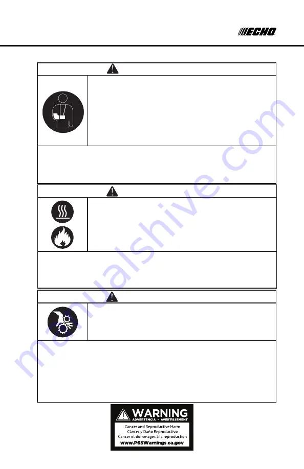 Echo FP-2126 Operator'S Manual Download Page 61