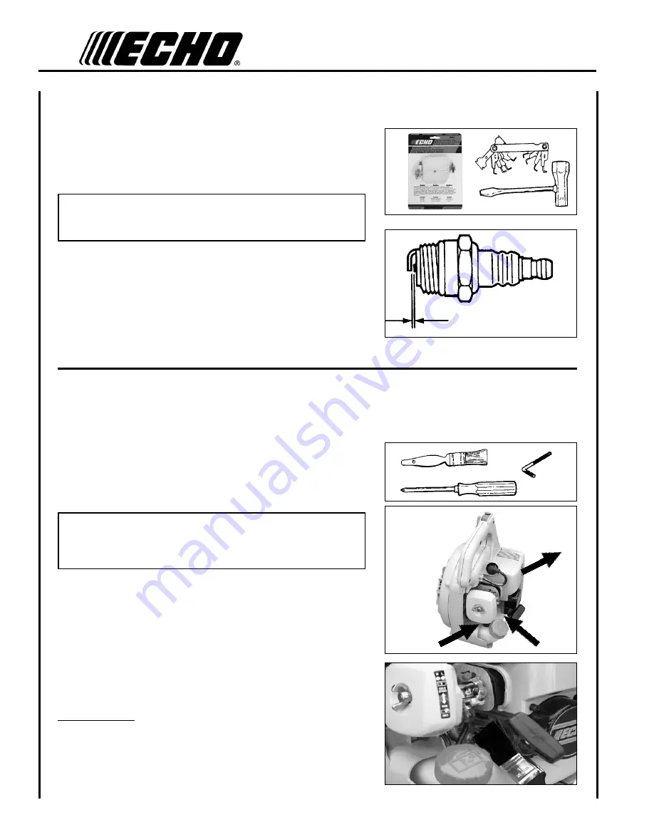 Echo PB-200 - 01-09 Operator'S Manual Download Page 16