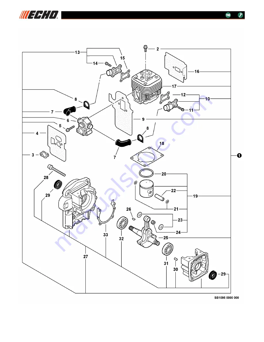 Echo PB-500T Parts Catalog Download Page 16