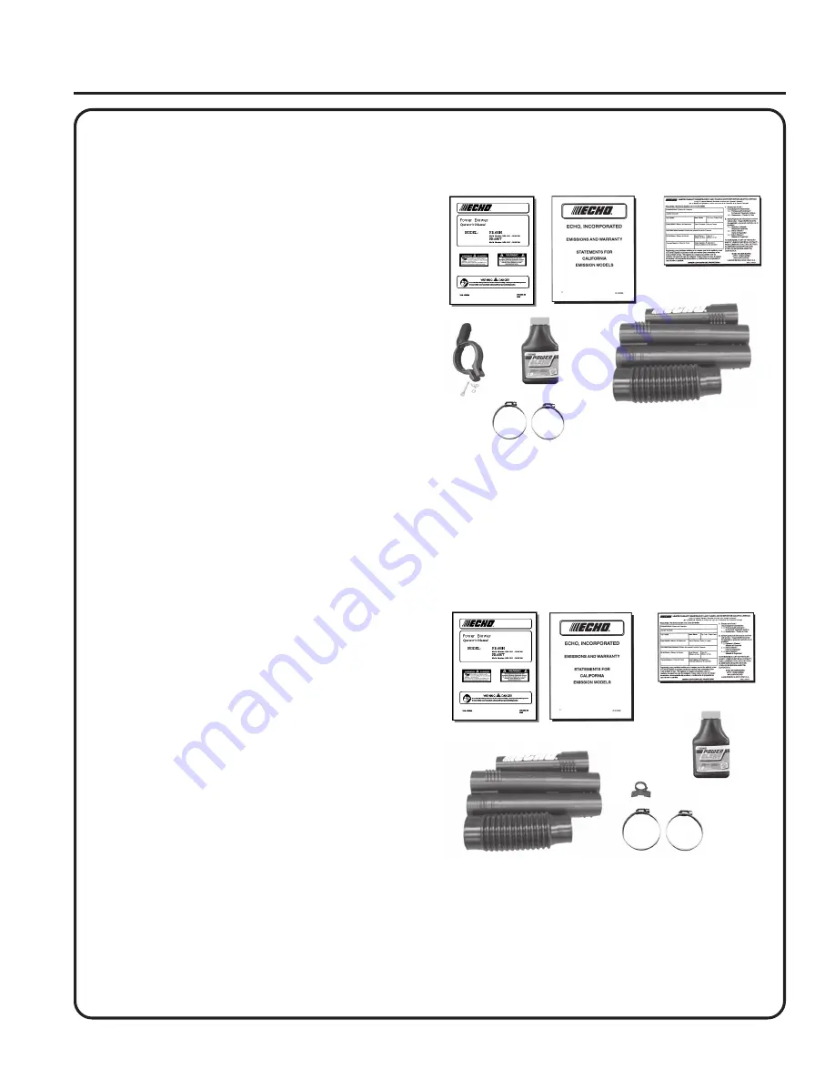 Echo PB-755H Operator'S Manual Download Page 11