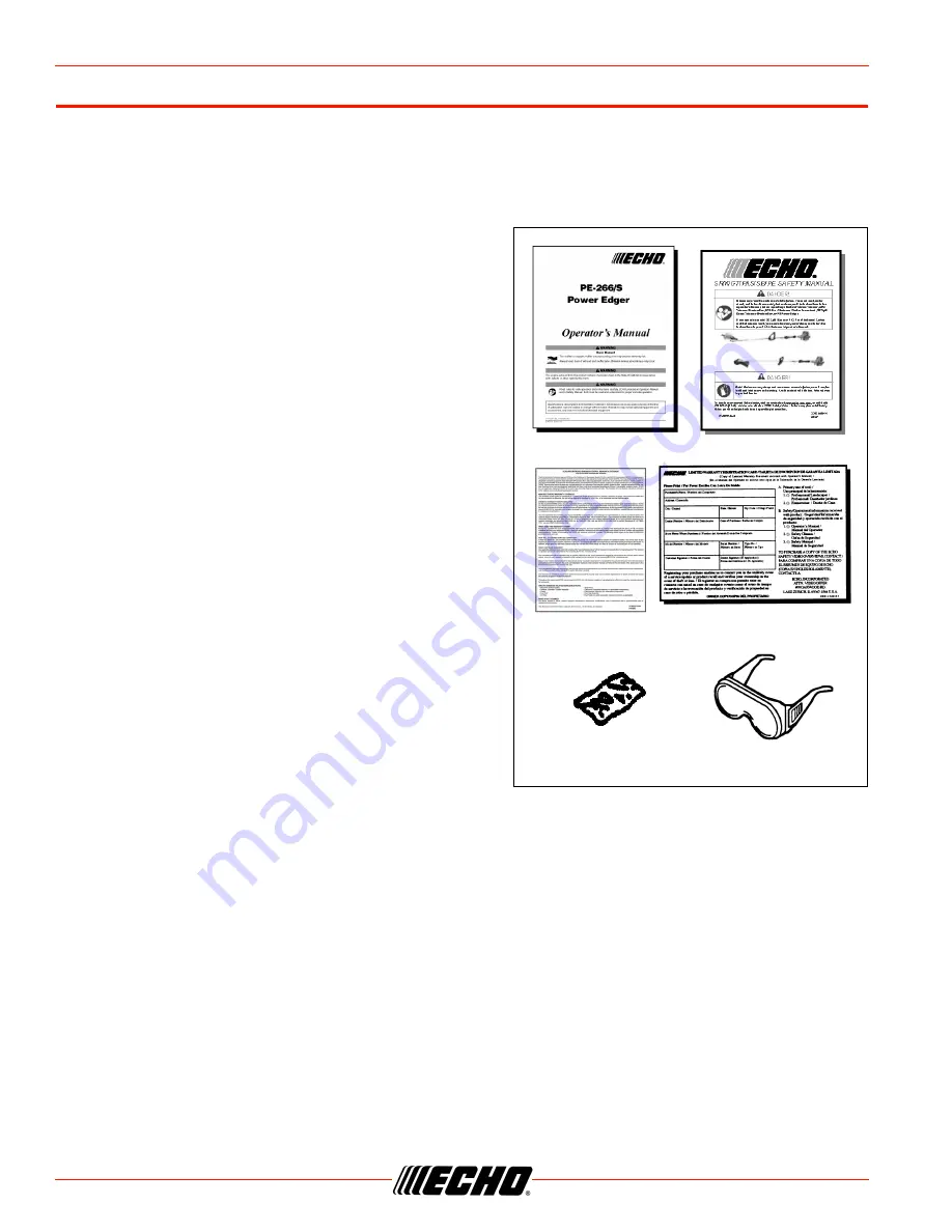 Echo PE-266S Operator'S Manual Download Page 12