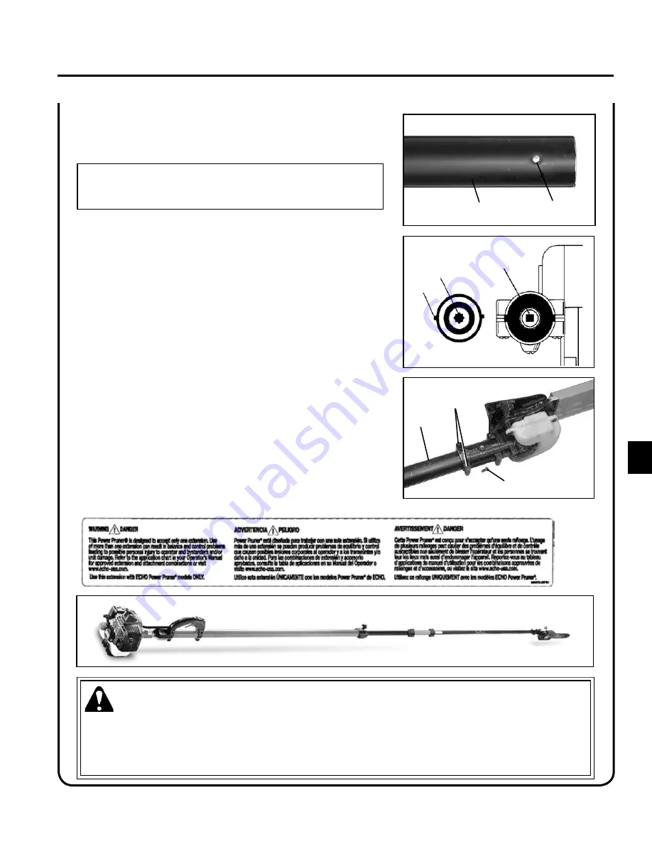 Echo Power Pruner PP-1200 Operator'S Manual Download Page 3