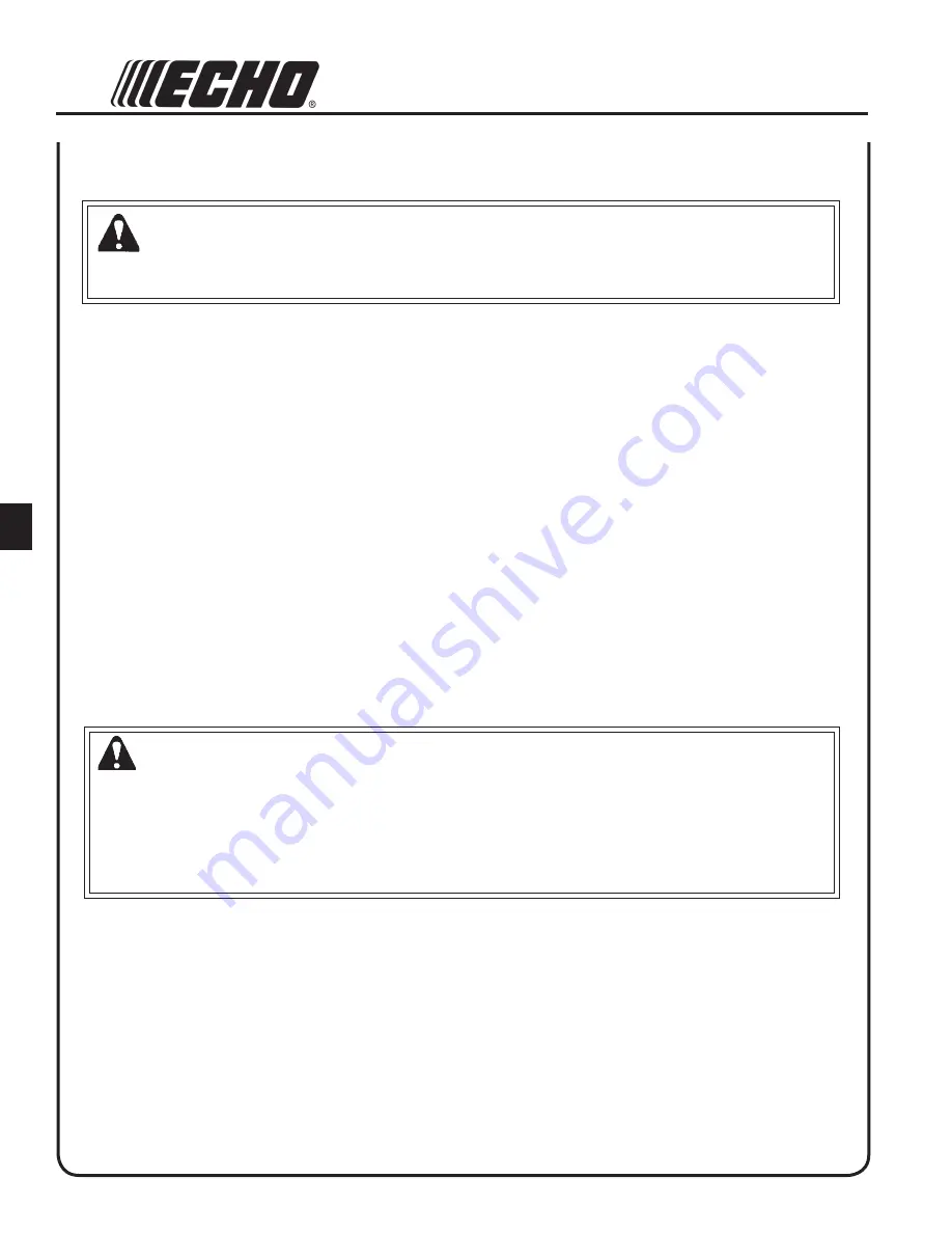 Echo ProSweep Attachment 99944200853 Operator'S Manual Download Page 6