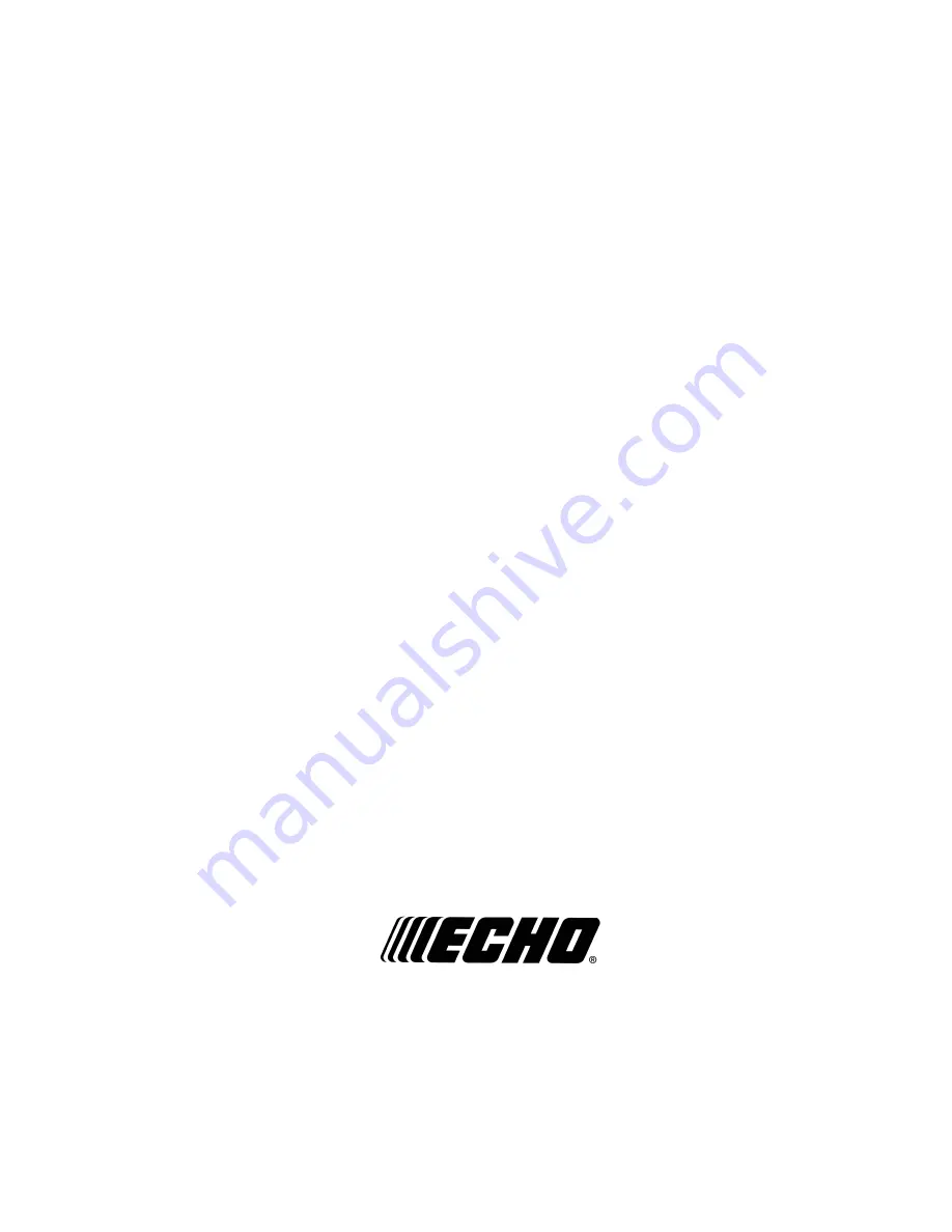 Echo SHC-225/S Operator'S Manual Download Page 44