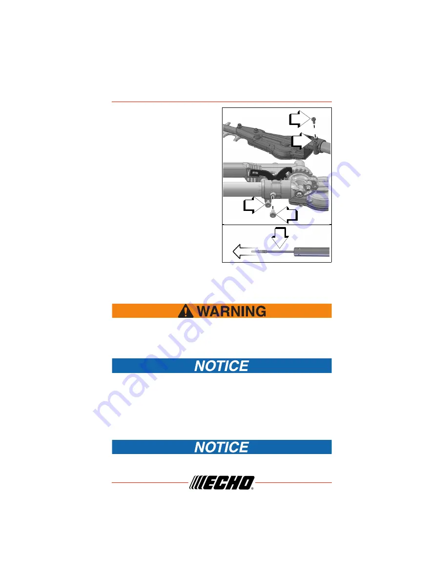 Echo SHC-2620S Operator'S Manual Download Page 36