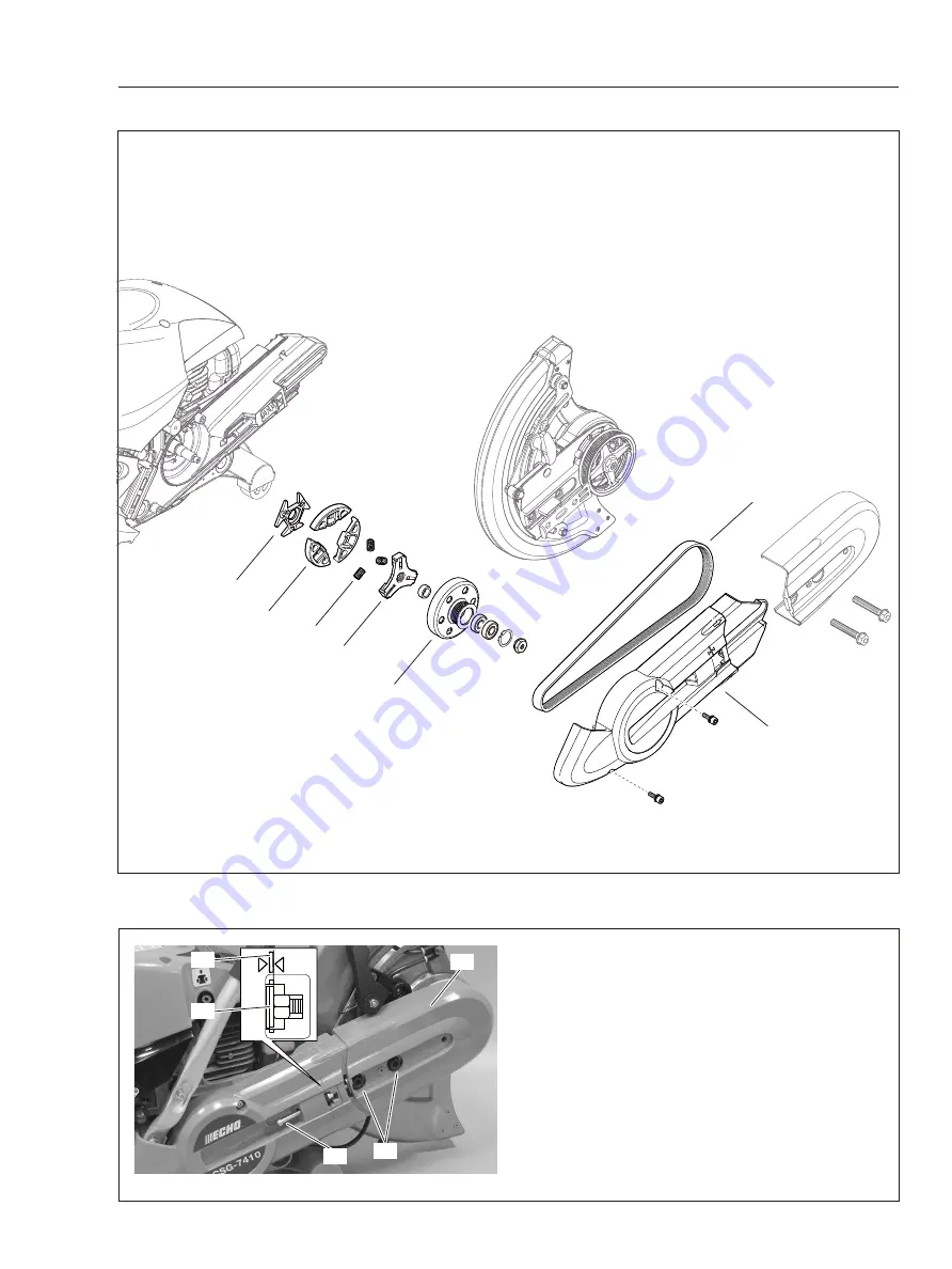 Echo shindaiwa CSG-7410ES Service Manual Download Page 39