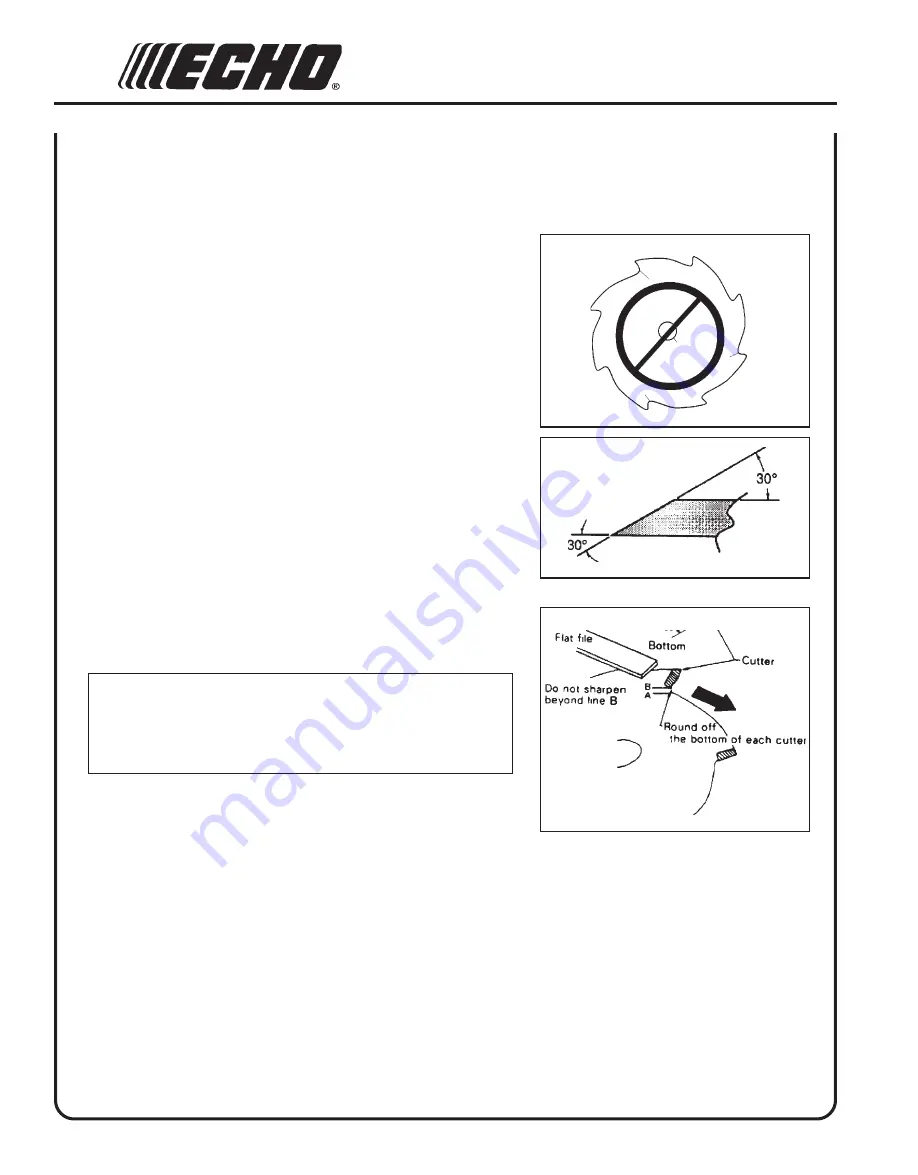 Echo SRM-210 - 10-05 Operator'S Manual Download Page 26