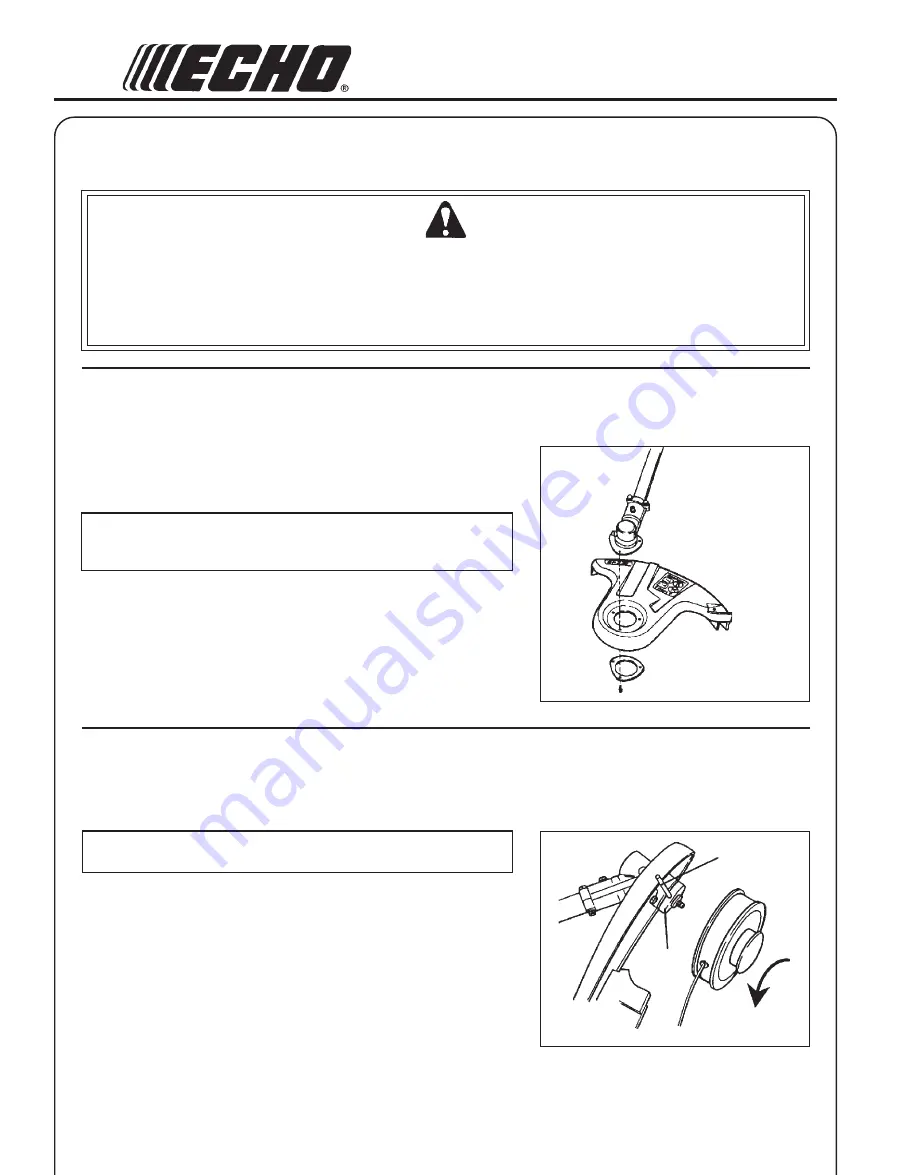 Echo SRM-2400 TYPE 1E - 09-99 Operator'S Manual Download Page 14