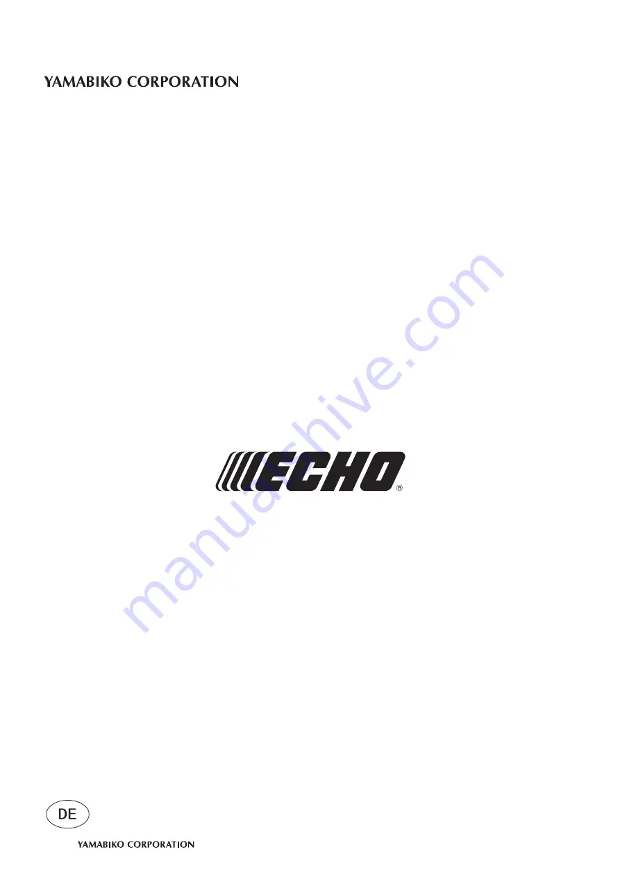 Echo SRM-267 Operator'S Manual Download Page 98