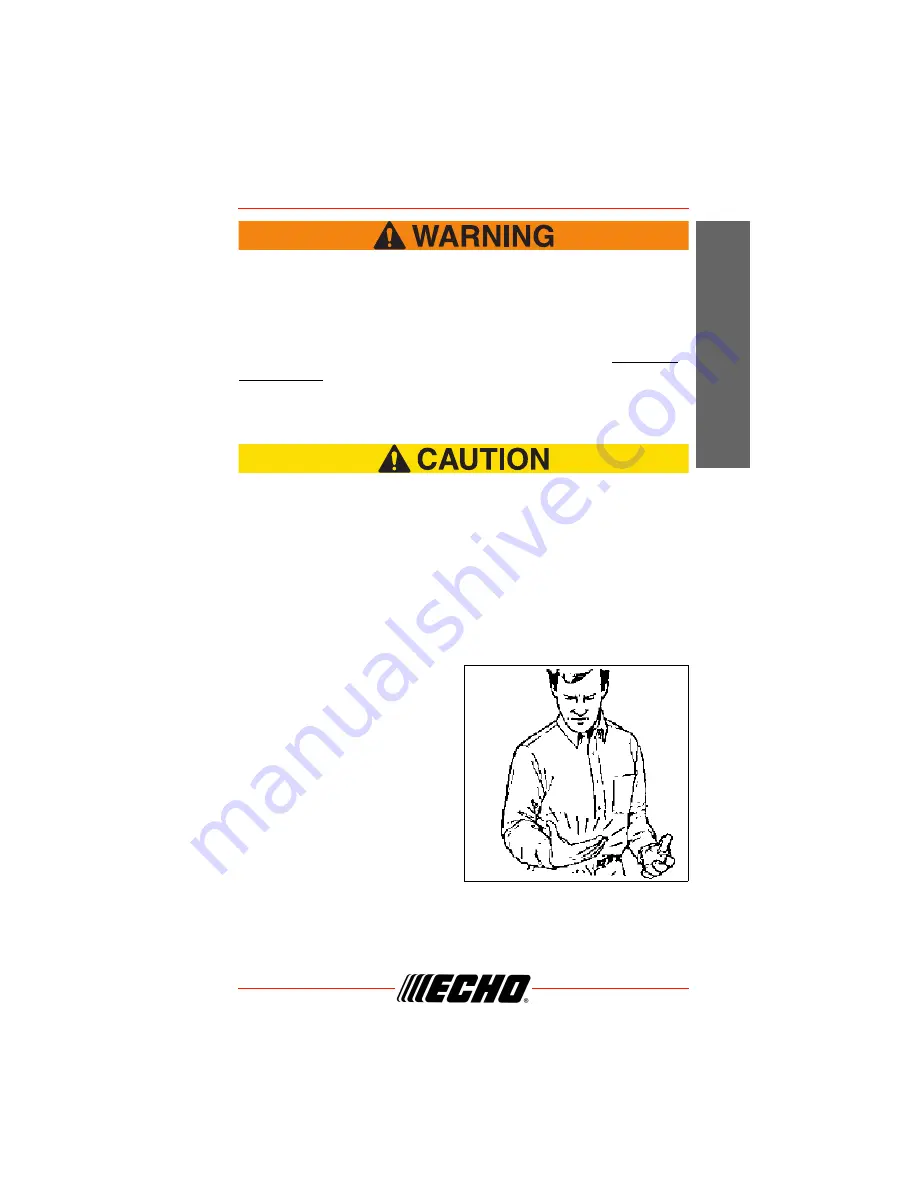 Echo TC-210AA Operator'S Manual Download Page 9