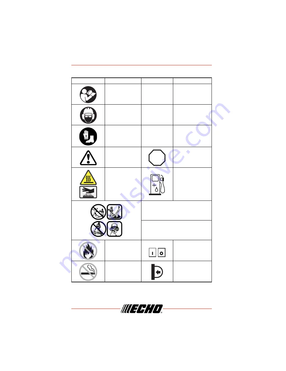 Echo U29515001001 Operator'S Manual Download Page 6