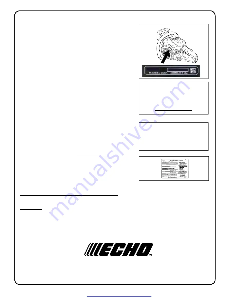 Echo X7503196703 Скачать руководство пользователя страница 36