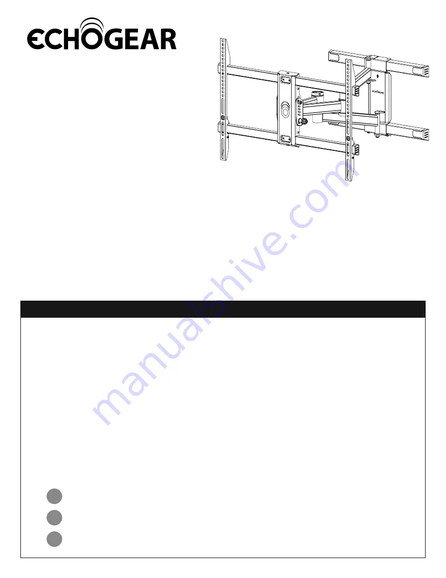 Echogear EGLF3 Instruction Manual Download Page 1