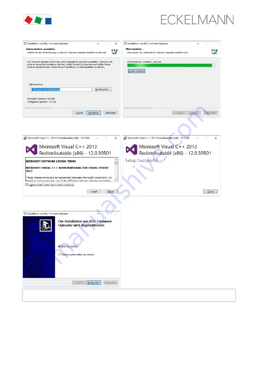 ECKELMANN UA 410 L Series Operating	 Instruction Download Page 49