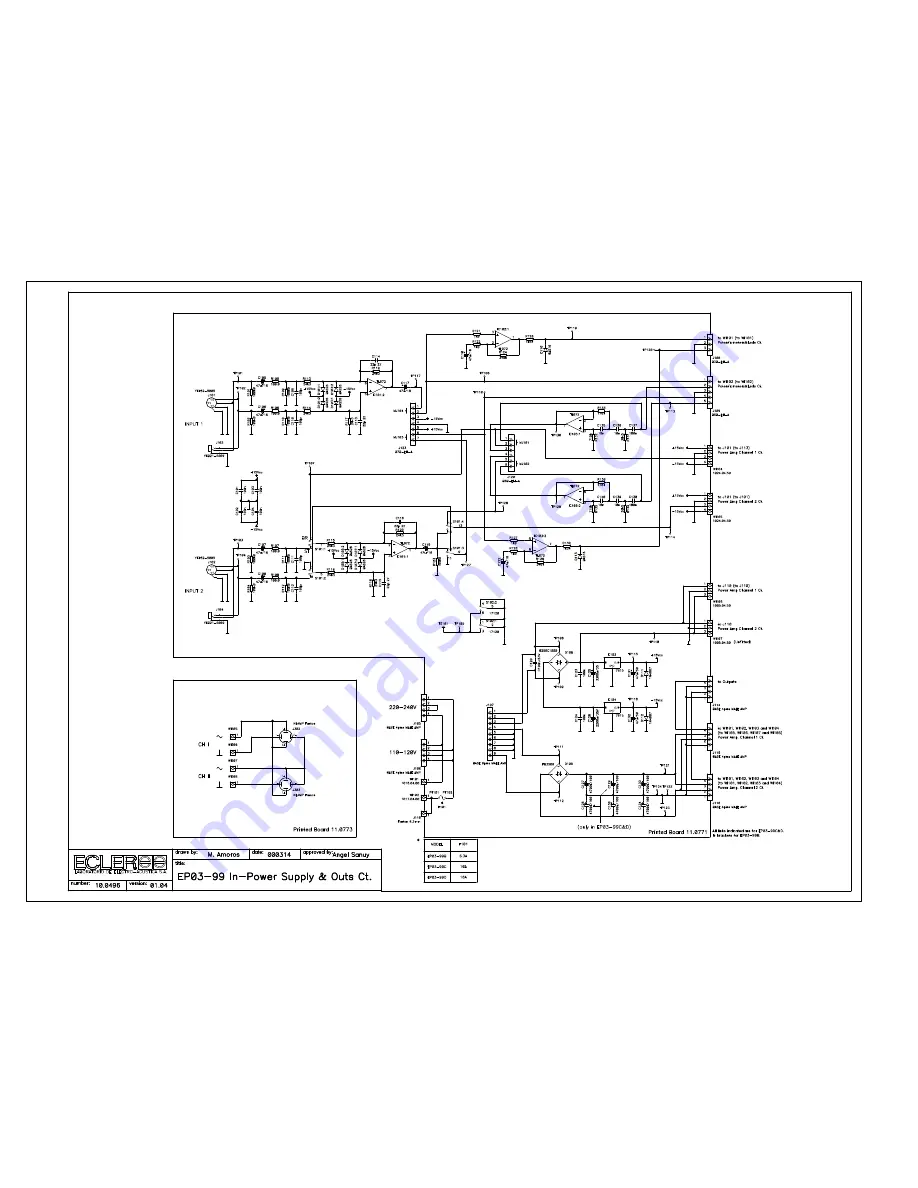 Ecler APA1400 Service Manual Download Page 11