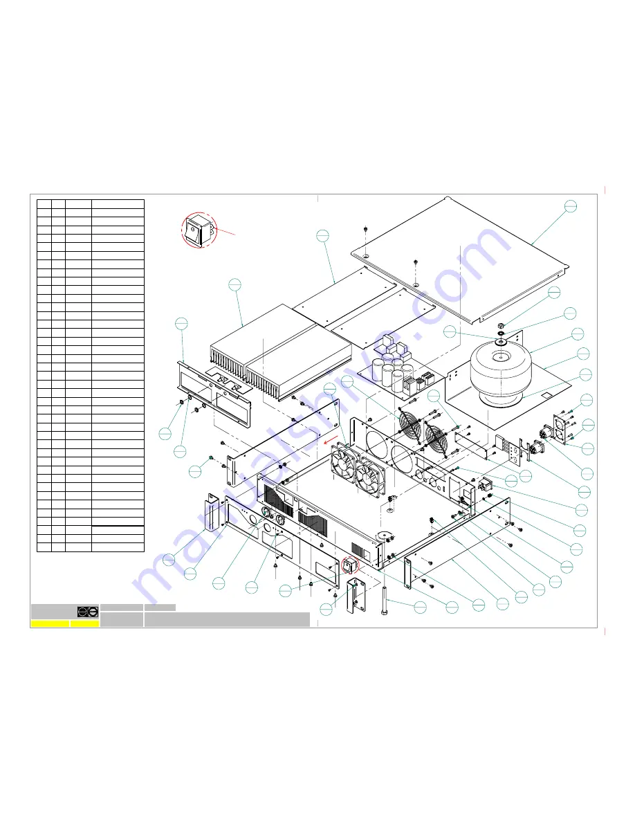 Ecler APA1400 Service Manual Download Page 53