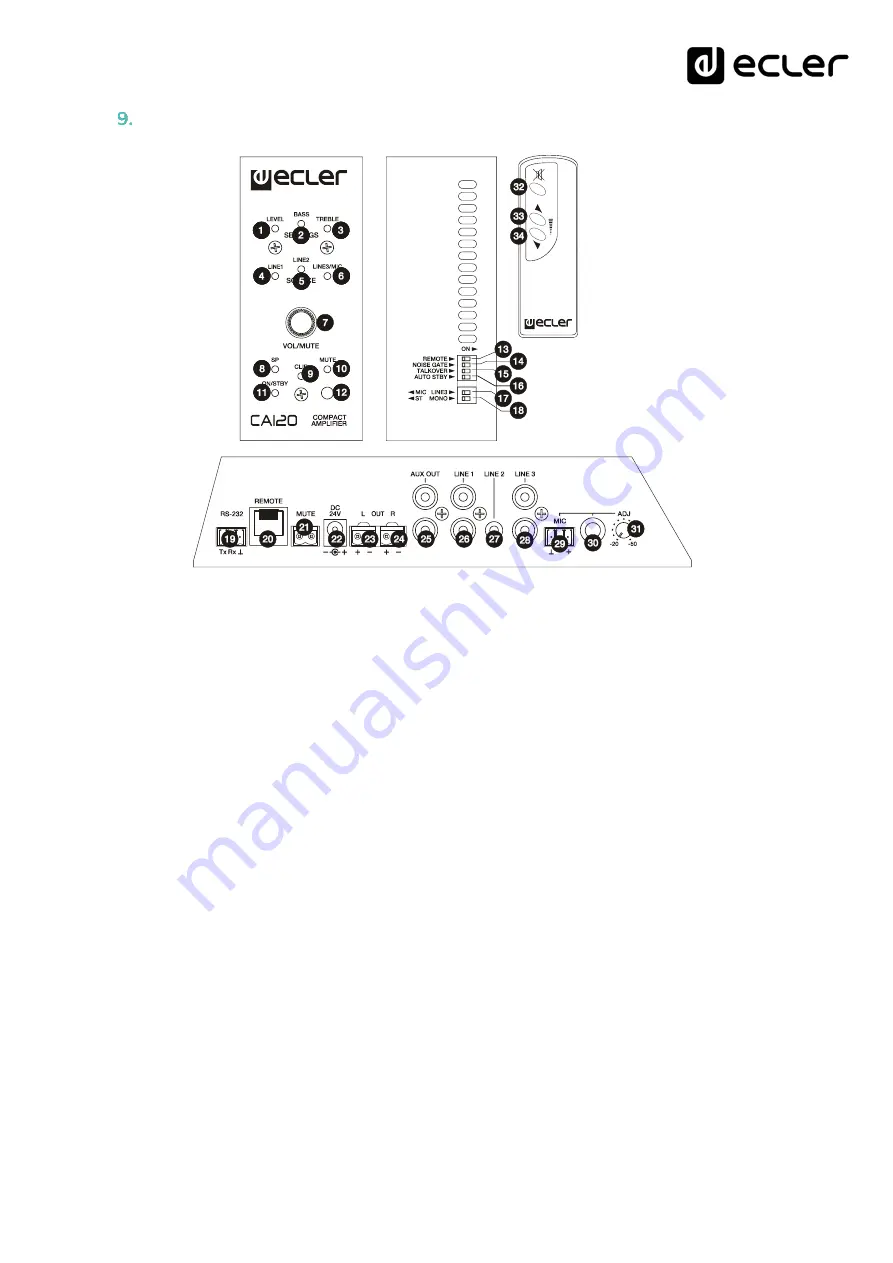 Ecler CA120 User Manual Download Page 17