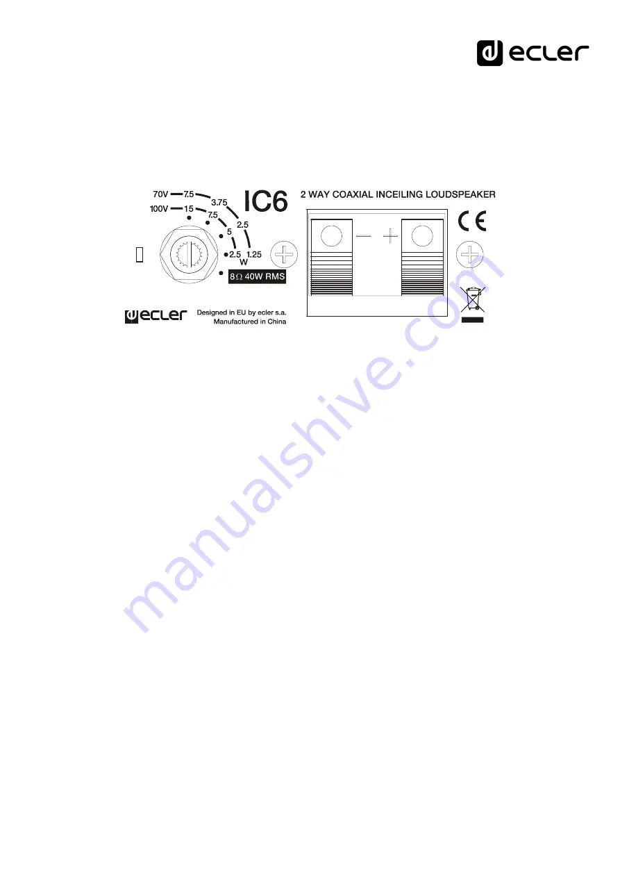 Ecler IC3BK User Manual Download Page 7