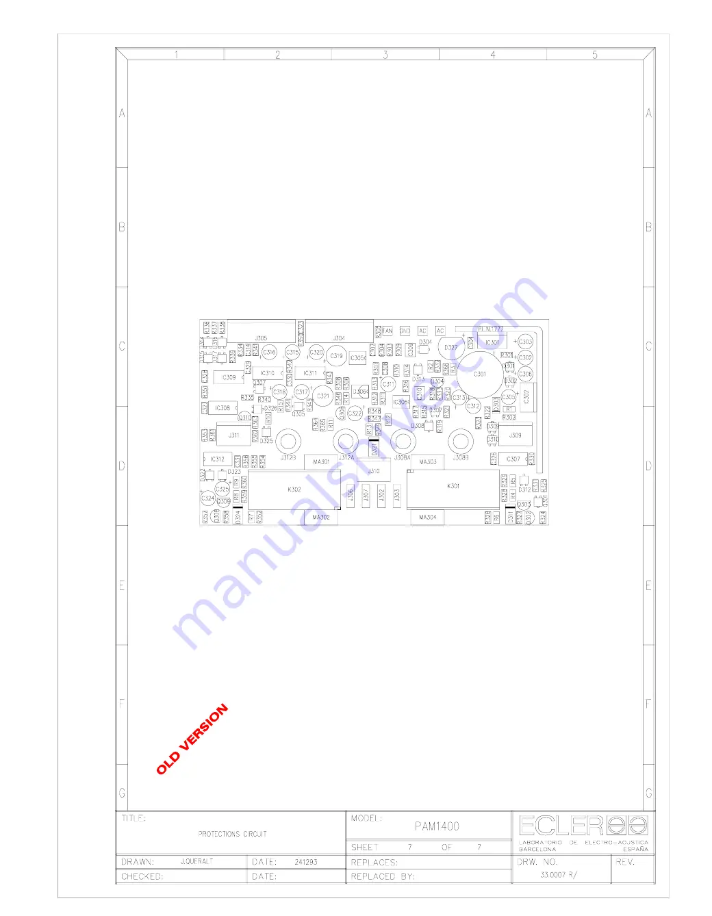 Ecler PAM1400 Service Manual Download Page 68