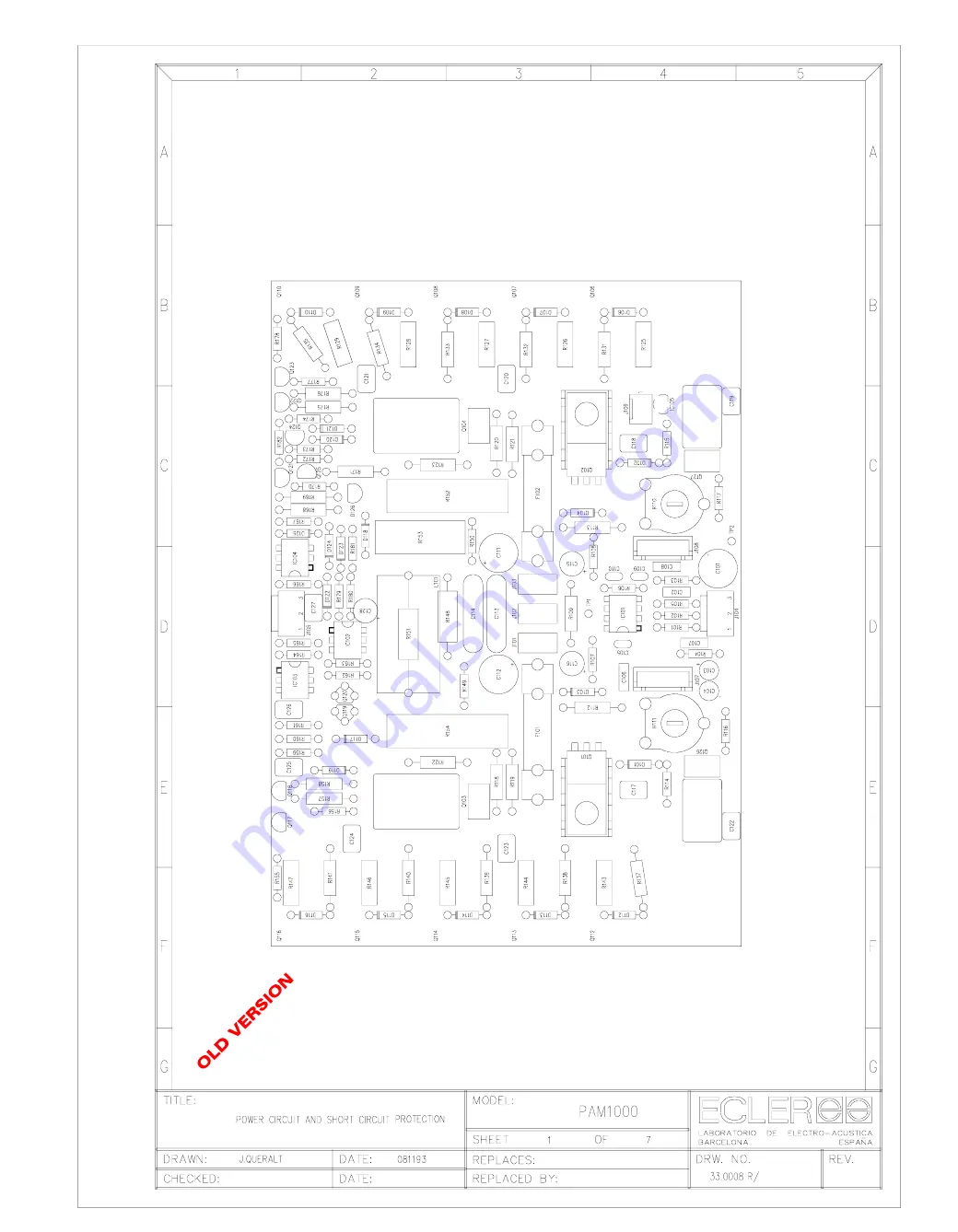 Ecler PAM1400 Service Manual Download Page 102