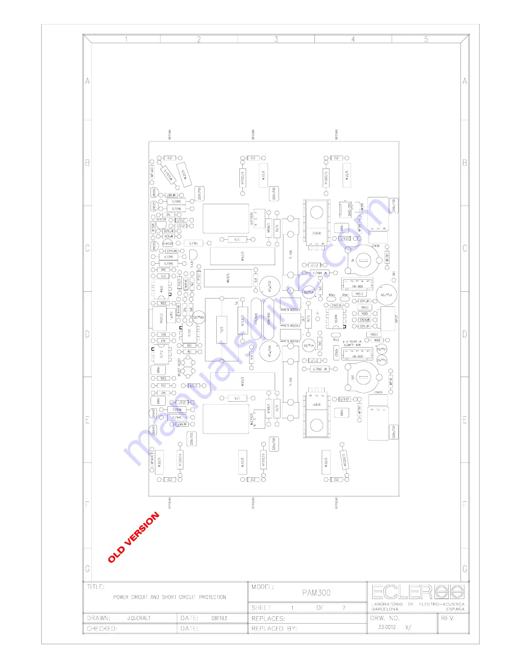 Ecler PAM1400 Service Manual Download Page 166