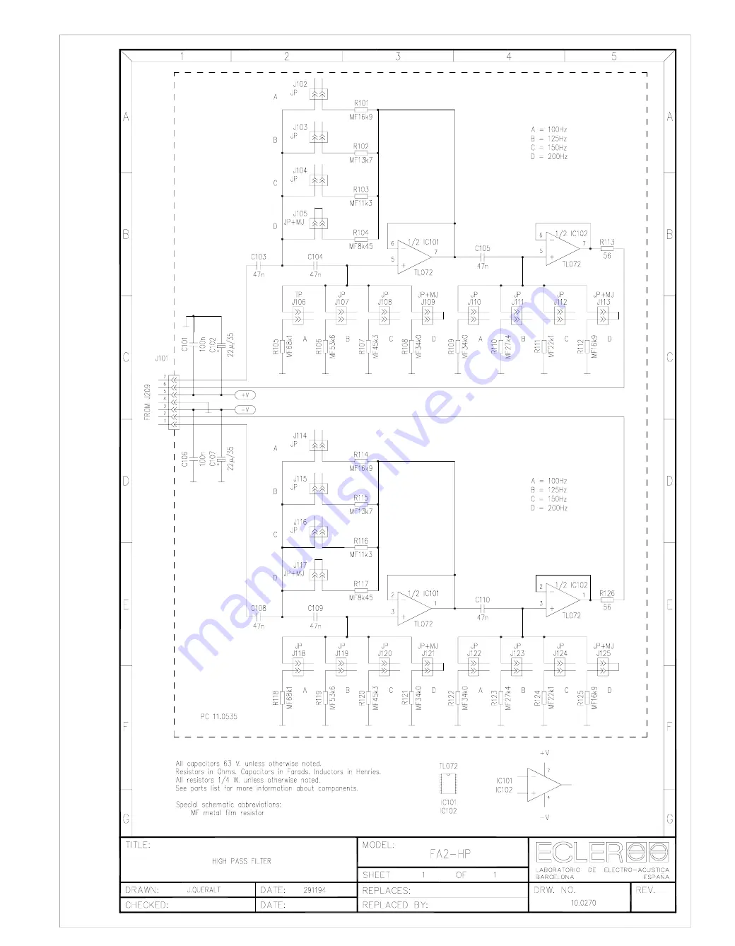 Ecler PAM1400 Скачать руководство пользователя страница 179