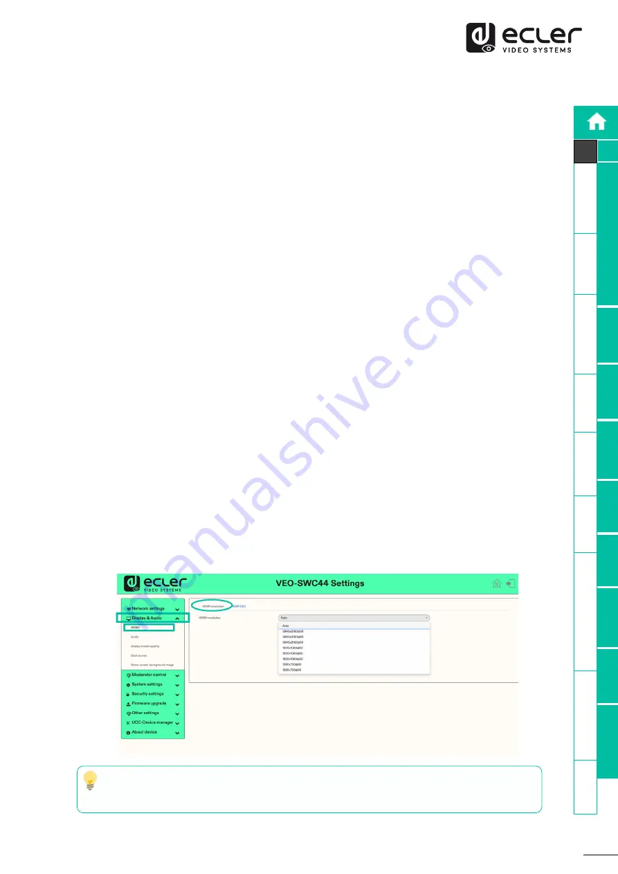 Ecler VEO-SWC44 User Manual Download Page 44