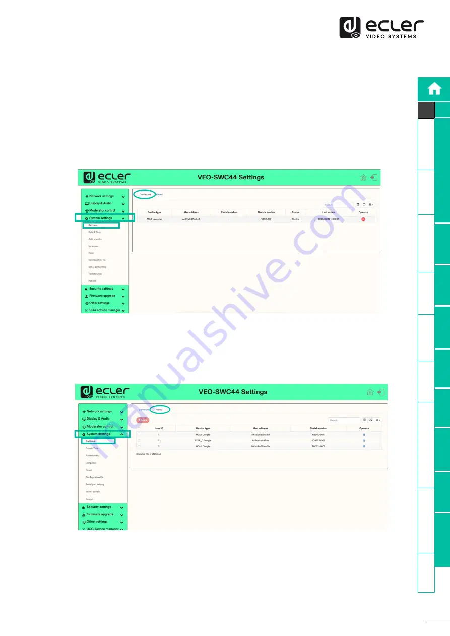 Ecler VEO-SWC44 User Manual Download Page 49