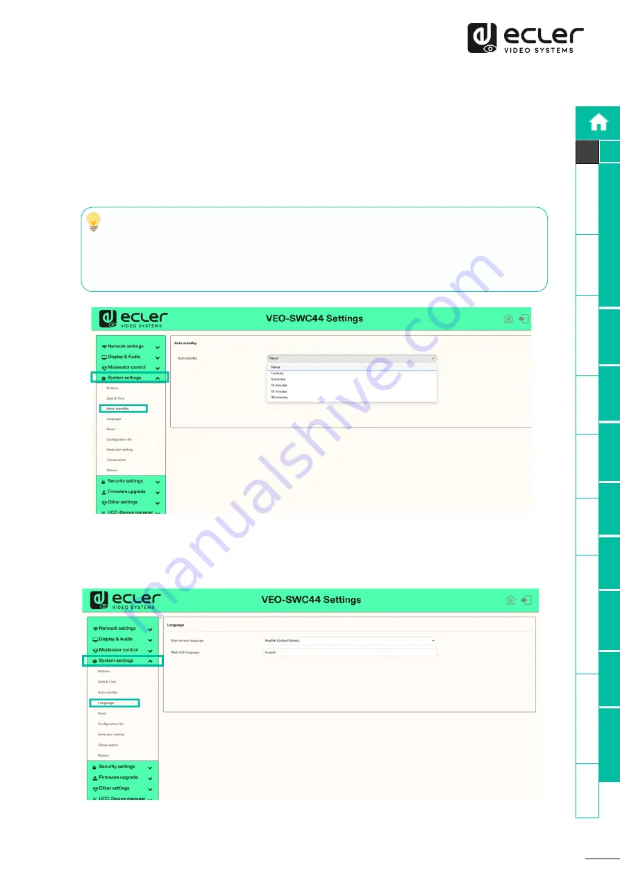 Ecler VEO-SWC44 User Manual Download Page 51