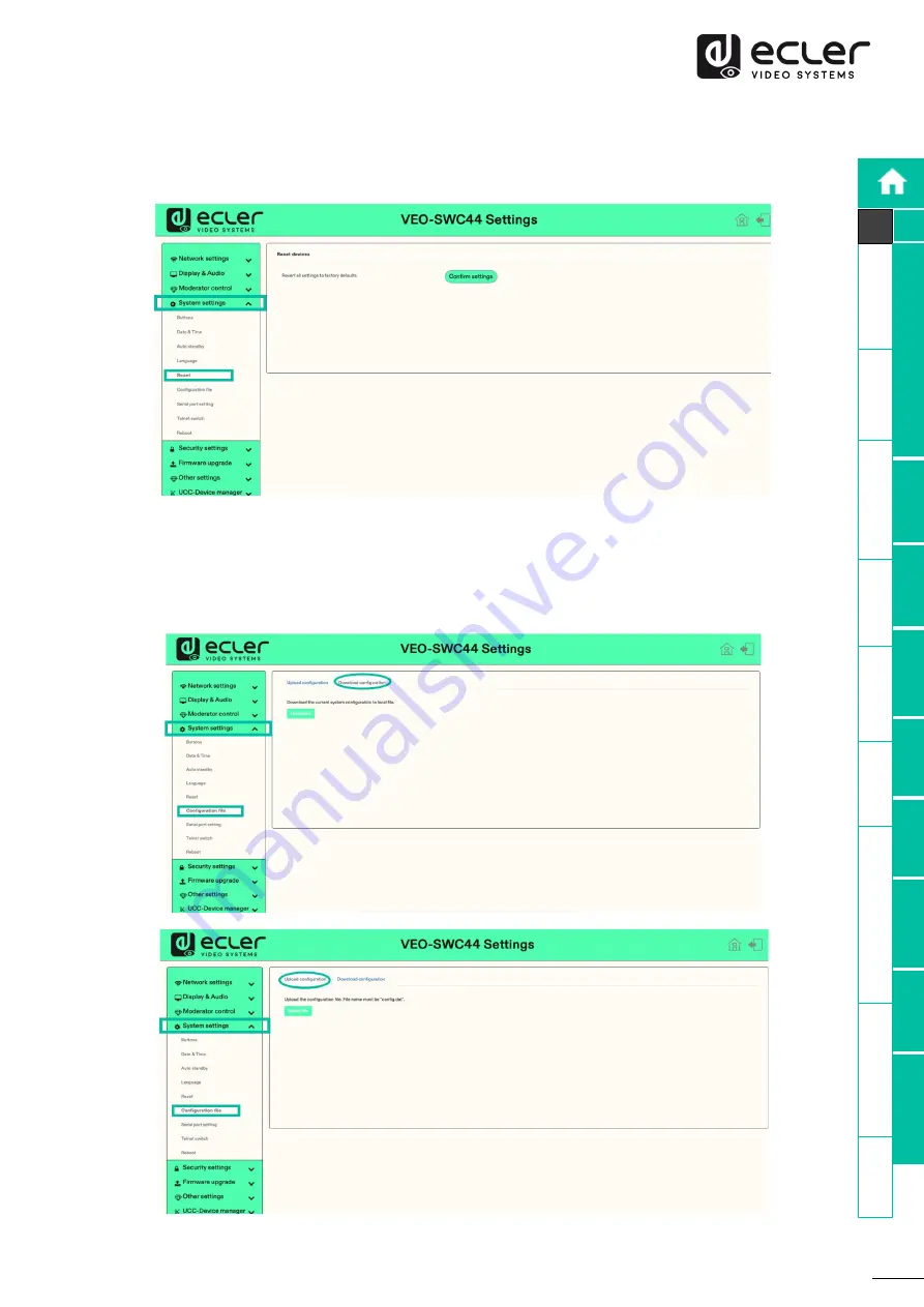 Ecler VEO-SWC44 User Manual Download Page 52