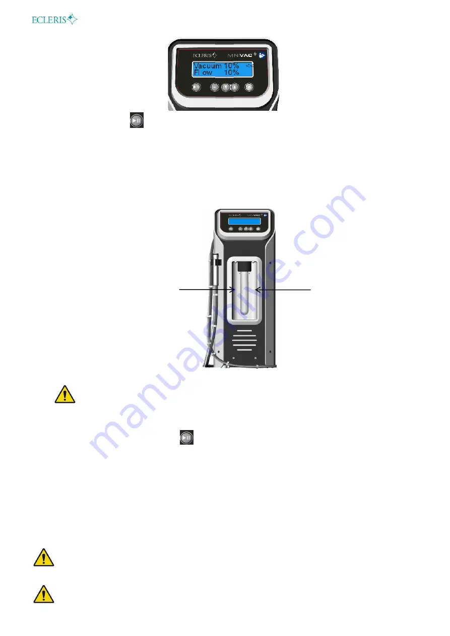 Ecleris MINIVAC+ Скачать руководство пользователя страница 10