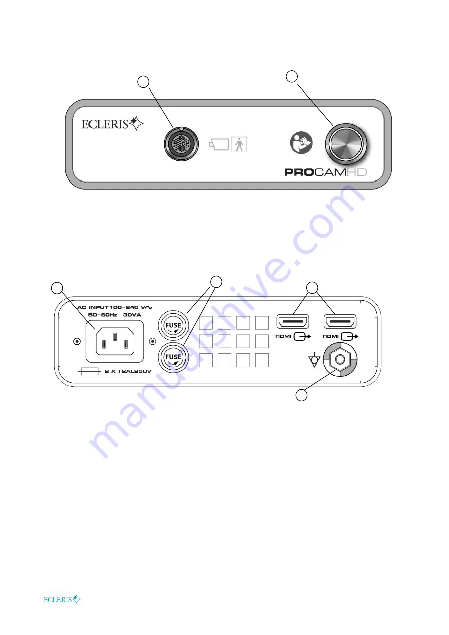 Ecleris PROCAM HD Manual Download Page 7