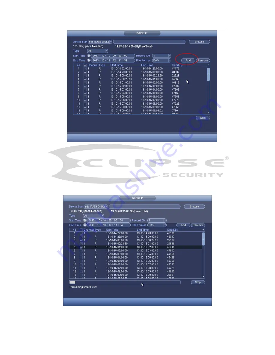 Eclipse Security ECL-CVDVR32 User Manual Download Page 64