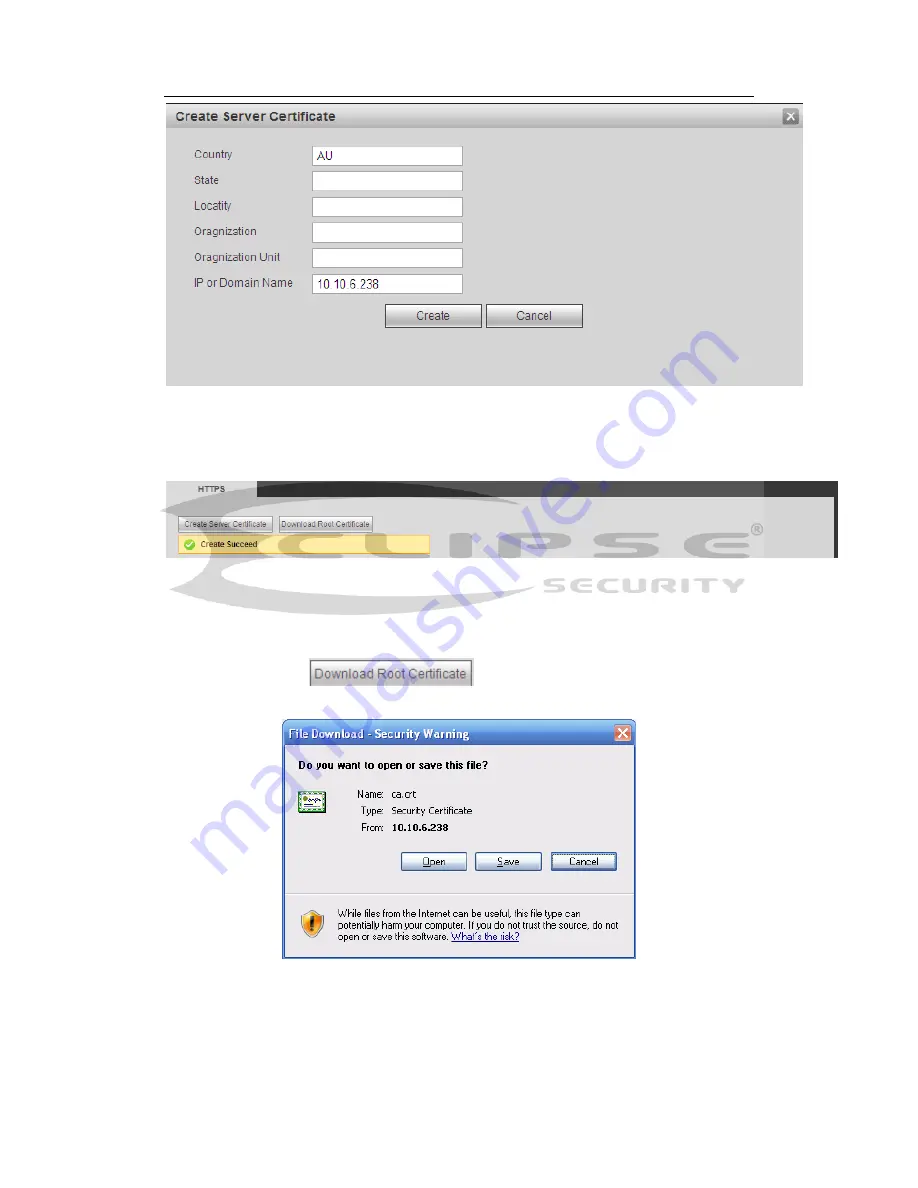 Eclipse Security ECL-CVDVR32 User Manual Download Page 185