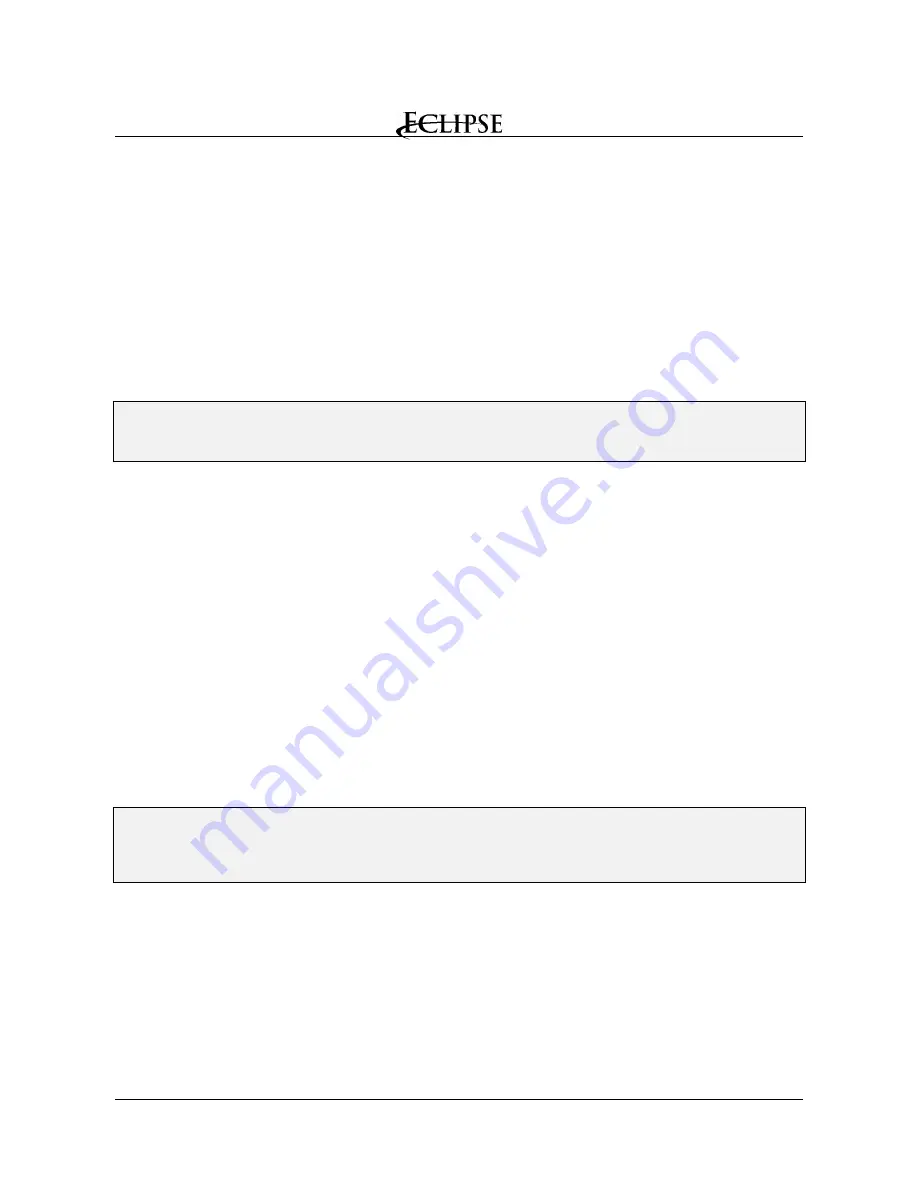 Eclipse EGA4 User Manual Download Page 16