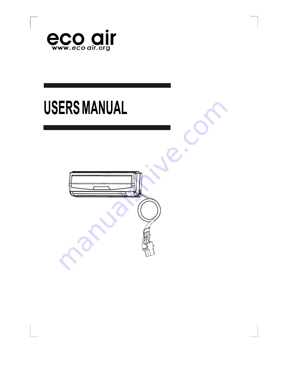 Eco Air ECO1202SQN User Manual Download Page 1