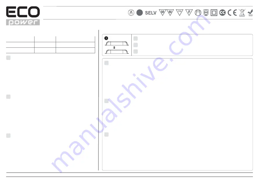 ECO POWER APC036W Installation Instructions Download Page 1