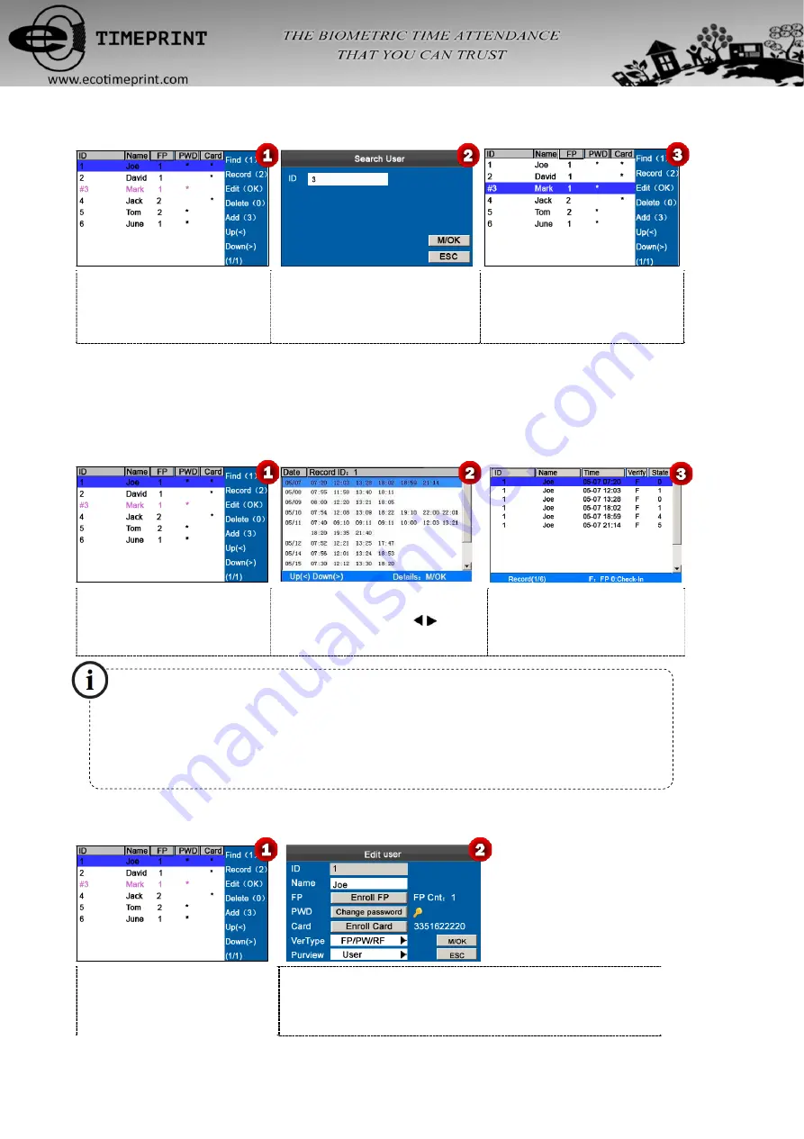 Eco TimePrint ECO TA500 User Manual Download Page 15