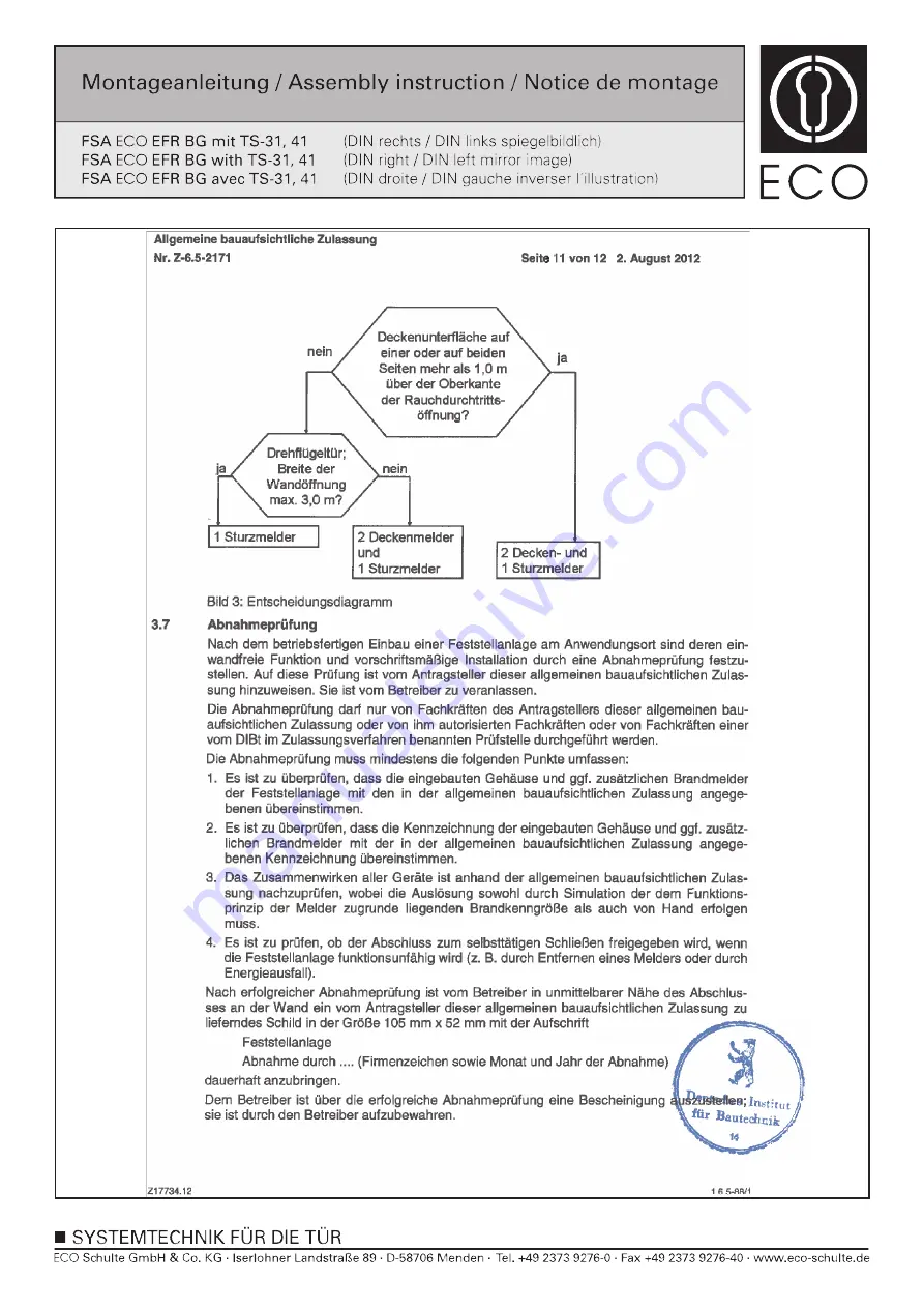 Eco TS-31 Assembly Instruction Manual Download Page 14