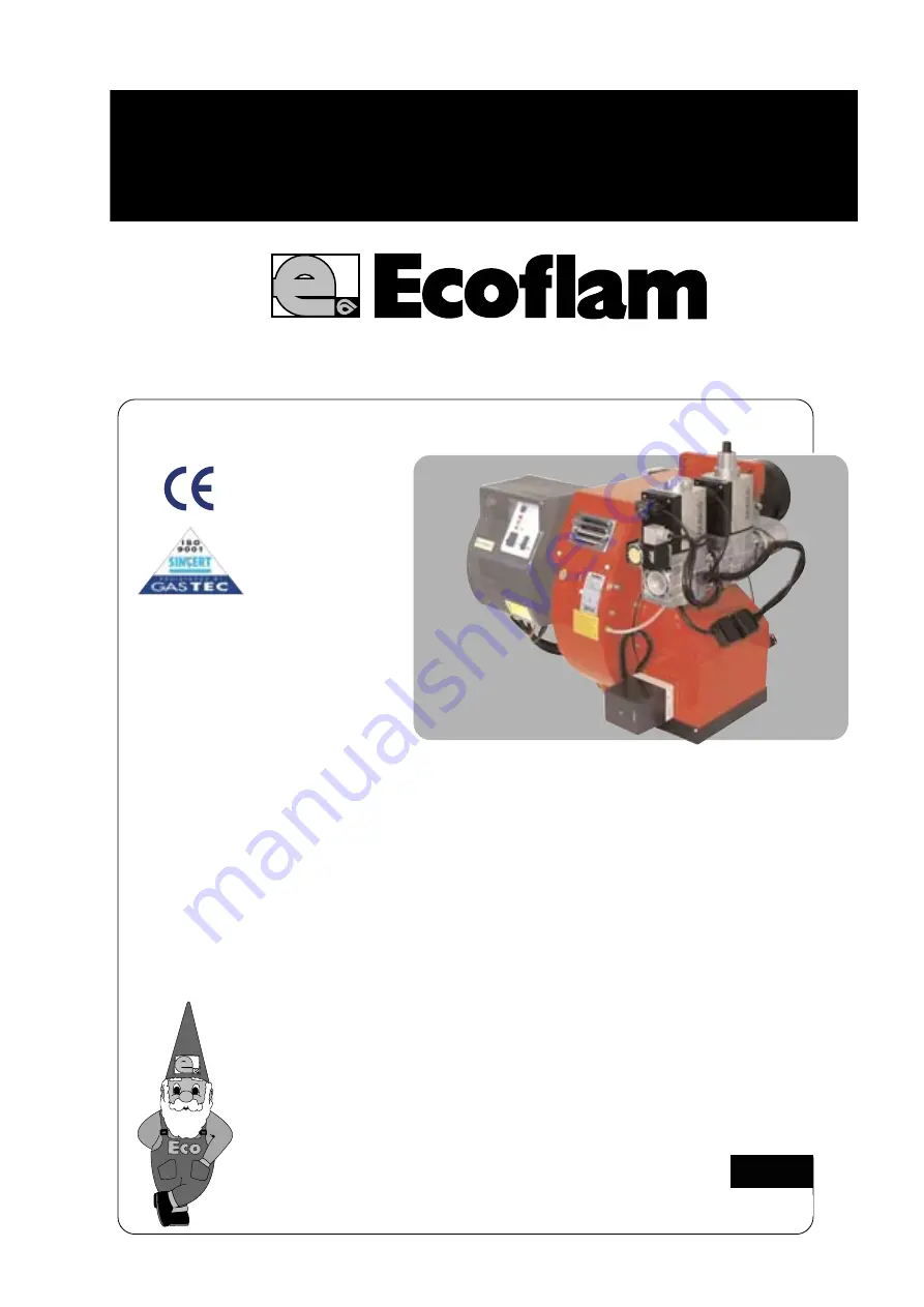 Ecoflam BLU 1000 P AB Manual Download Page 1