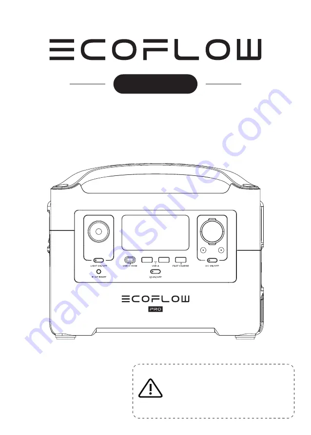 EcoFlow RIVER Pro User Manual Download Page 2