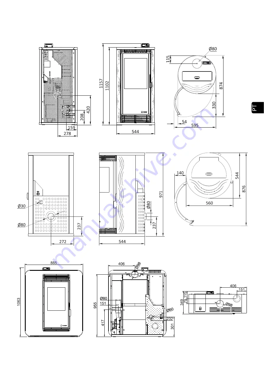 ECOFOREST BOLONIA VPA 00-00 Installation And Maintenance Manual Download Page 136