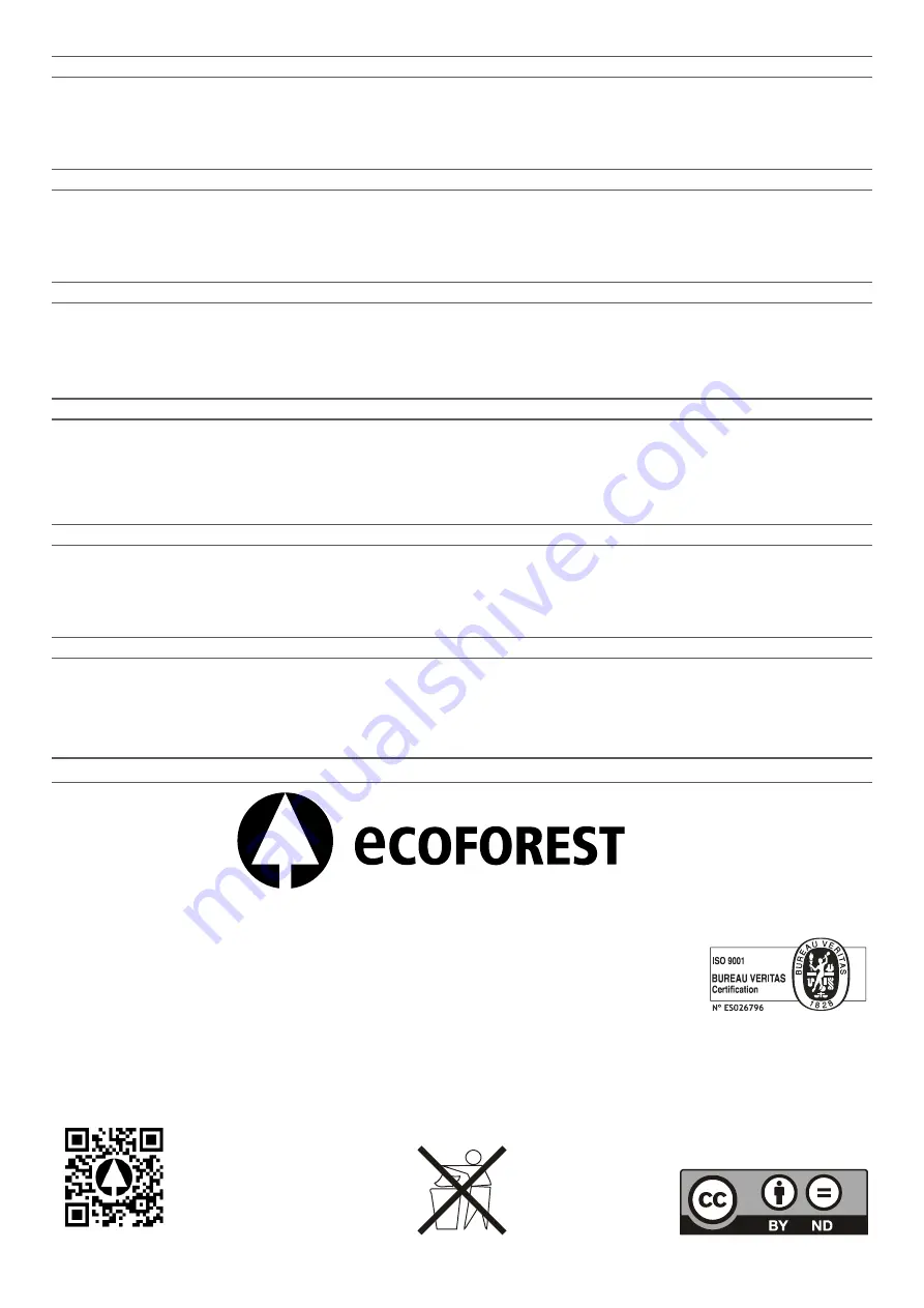 ECOFOREST BOLONIA VPA 00-00 Installation And Maintenance Manual Download Page 208